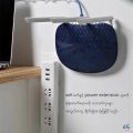 Power Strip Holder Desk Organiser wall-mounted Strong Seamless Home Free Punching Socket Hanging Wall Home Storage Supplies နံရံကပ် ချိတ်တွဲ. 