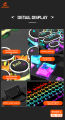 JEQANG JK-959 Wireless 104 Key Layout RGB Mechanical Keyboard with Light-Emitting Color Three Mode Game Keyboard Tri-Mode Wired/2.4G/Bluetooth Wireless RGB Backlit Keyboard Wireless Mechanical Keyboard Tri-mode for Android Tablet Windows Computer Laptop. 