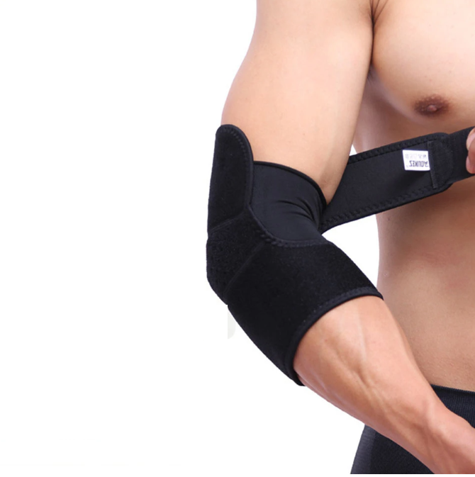 Reversible Adjustable Elbow Support Brace with Dual Stabilizers for Sprain and joint Pain Relief (1pc)