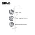 (Preorder) KOHLER Atom TH 2-Way shower column, thermostatic shower mixer with hand shower and hard shower head, Atom model K-32403T-7-CP. 