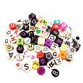 DIY Jewelry Accessories Letter Beads Handmade Beaded Material Acrylic. 