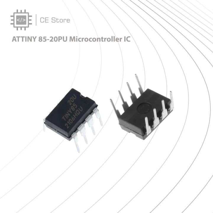ATTINY 85-20PU Microcontroller IC - CE Store