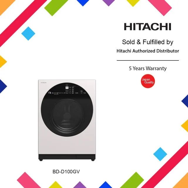 Hitachi Washing Machine Front Load BD-D100GV