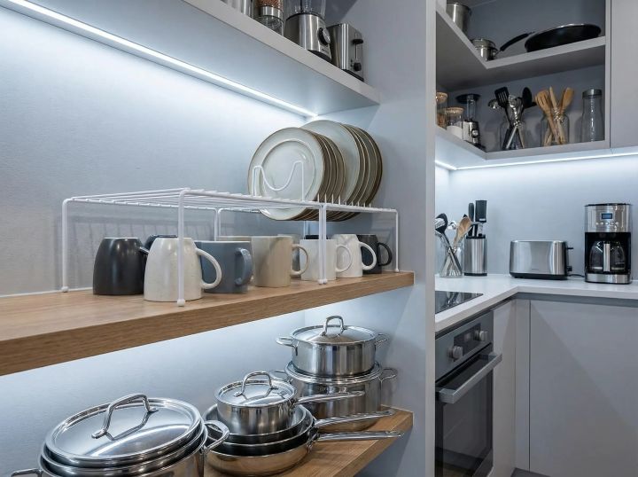 All Purpose Counter Rack Multi-Purpose Kitchen Counter Storage Rack | Space-Saving Organizer ...