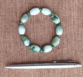 Jade Barrel beads bracelet,  ကျောက်စိမ်းဘုံပုတီးညှပ် လက်ပတ်၊. 