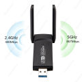 WiFi USB 3.0 Adapter 1300Mbps BT 4.2 Dual-Band 2.4GHz&5GHz Wifi Usb Network Card Wireless Receiver. 