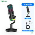 (Preorder)TNW K18 Condenser Gaming Microphone RGB Light USB Computer Microphone Clear Sound No Noise For Streaming Recording. 