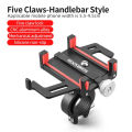 (Preorder) ROCKBROS CNC Aluminum Alloy Phone Holder for Electric Motorcycle. 