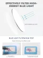 Blue Light Blocking Glasses Retro Round Game Glasses  Frame for Women Men, Anti Eye Eye Strain Reading Gaming Glasses. 