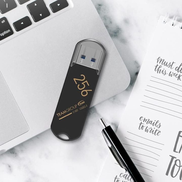 Team USB Flash Drive C183 USB 3.2 (64GB) BLACK - KMD