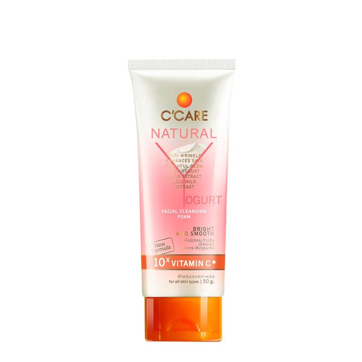 C Care Natural Yogurt Facial Cleansing Foam 100g