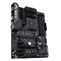 ASUS TUF GAMING B450-PLUS II AMD B450 (AM4) ATX gaming motherboard with dual M.2, AI Noise-Canceling Microphone, HDMI, DisplayPort, USB 3.2 Gen 2 Type-A and Type-C and Aura Sync RGB lighting support. 