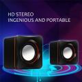 Mini Portable Square Wired USB Audio Music Player Speaker MP3 Laptop PC. 