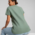 (Preorder) PUMA Basics Women's Structured T-Shirt HER Green. 