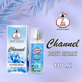 ZAKI Body Spray Channel (110ml) 'No Gas' 'Only Perfume'. 