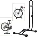 Bike Stand Vertical Bike Rack,Upright Bicycle Floor Stand,Free Standing Adjustable Bike Garage Rack for Indoor Mountain/Road Bike Storage, Space Saving. 