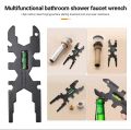 Multifunctional Faucet Wrench Adjustable Faucet Sink Installation Repair Tool. 