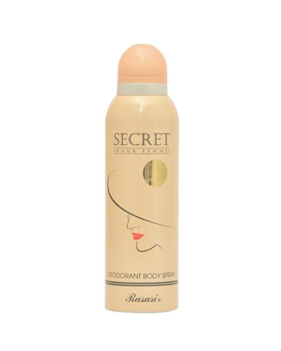 Rasasi Secret Pour Femme Deodorant Body Spray