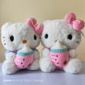 Hello Kitty Holding Strawberry Milk plush 30cm. 