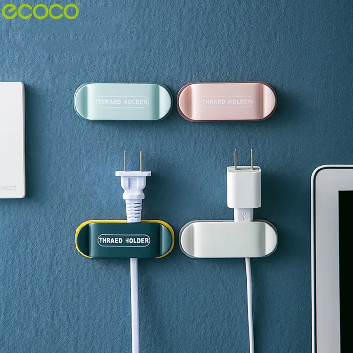 (Preorder)%20Ecoco%20cable%20clip%20power%20plug%20hanger%20Wall-mounted%20cord%20storage%20Power%20plug%20hanging%20hook%20No%20need%20to%20drill%20holes%20in%20the%20wall,%20USB%20cable%20hanger%20-%20Image%202