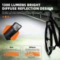(Preorder)High Quality Flashlight USB Rechargeable LED Light Aluminum Lumen Cycling Light West Front Anti-glare MTB Road Bike Flashlight Round Headlight စက်ဘီးမီး. 