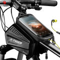 (Preorder) X-TIGER Rainproof Bicycle Bag Bike Frame Bag Phone Case Touch Screen Bicycle Bag MTB Bike Bag Top Steel Handlebar Bag စက်ဘီးအိတ်. 