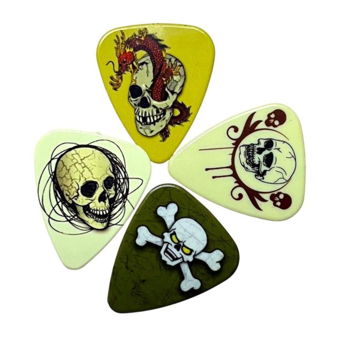 GROVER ALLMAN Guitar picks  SKULLZ(4picks)