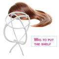 Women Adjustable Wig Stand Foldable Durable Plastic Display Holder Racks. 
