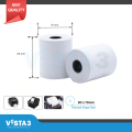 80x70, Thermal Receipt Paper, POS Paper, Slip Paper, Paper Roll, 80x70mm (2 rolls per 1 pack). 