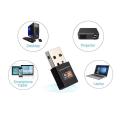 AC600M Mini 600Mbps 2.4G/5G Dual Band Wireless USB Adapter WiFi Dongle. 