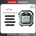 Lenovo Thinkplus XT81 TWS Gamer Waterproof Noise Reduction With Microphone Sports Earbuds. 