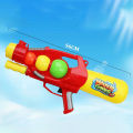 (Preorder) Beige water gun, Songkran water gun, large electric water gun, waterproof, high pressure, suck water with one button ရေပြွတ်သေနတ်. 