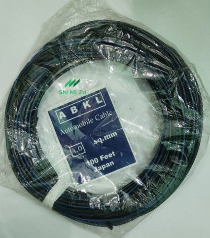 Automobile Wire Cable Universal use 1.0 sq.mm, 1.5 sq.mm, 2.0 sq.mm, 3.0 sq.mm, 4.0 sq.mm & 6.0 sq.mm (100 feet/roll)