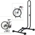 Bike Stand Vertical Bike Rack,Upright Bicycle Floor Stand,Free Standing Adjustable Bike Garage Rack for Indoor Mountain/Road Bike Storage, Space Saving. 