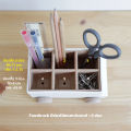 (Preorder) Minimal Food Truck, White, Pencil Holder, Pen Holder, Toothbrush Holder, Toothpaste Holder, Detachable, 2 Pieces, by AquaproThailand. 