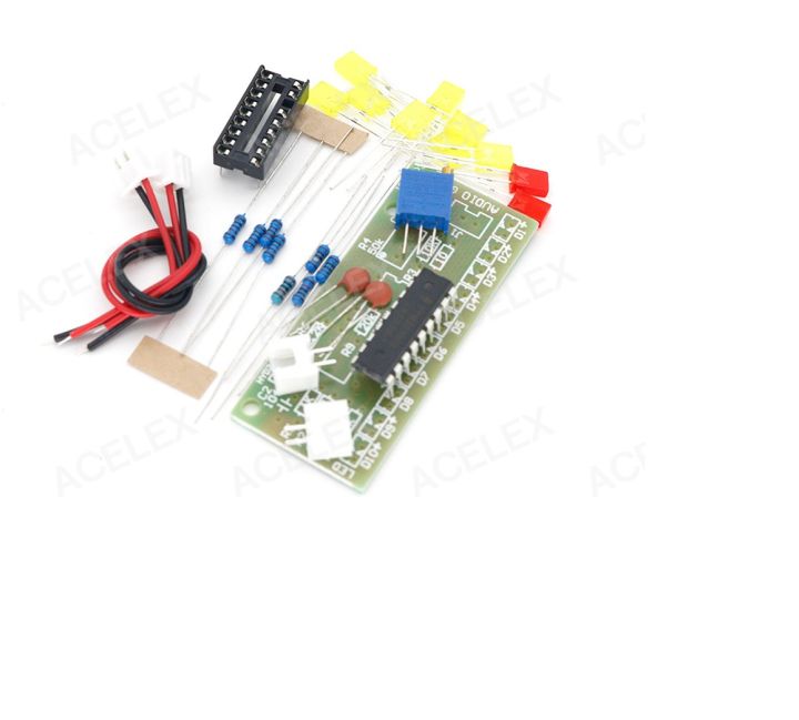 Sound Audio Spectrum Analyzer 10 LED DIY Kit