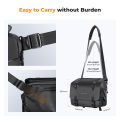 (Preorder) K&F CONCEPT 10L Photography Shoulder Bag, Camera Messenger Bag, Crossbody Compact Case, Lightweight and Waterproof Sling Bag, Suitable for Daily Use or Travel. 