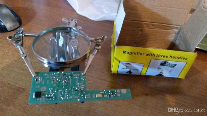 Clover%20Adjustable%20Magnifying%20Glass%20Soldering%20Iron%20Gun%20Holder%20Stand%20Magnifier%20Glass%20Help%20Helping%20Clamp%20Tool%20Alligator%20Clip%20Hand%20-%20Image%206