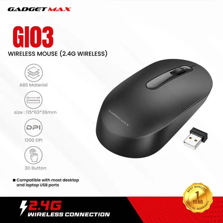Gadget Max ~ GI03 Wireless Mouse ( 2.4G )