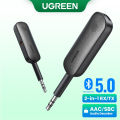 (Preorder) UGREEN 2 In 1 Bluetooth 5.0 Receiver Adapter for Speaker Headphone TV Computer. 