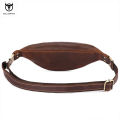 (Preorder) Men's European and American Leather Bags Vintage Men's Waist Bag Cowhide Tab Tote Bag အမျိုးသားသုံးသားရေခါးပတ်အိတ်. 