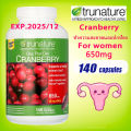 (Preorder)trunature Cranberry 650 mg 140 Vegetarian Capsules Cranberry. 