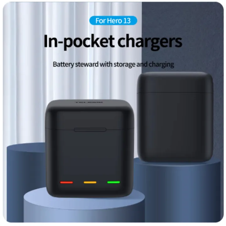 (Preorder)%20Telesin%203-Slot%20Storage%20Charging%20Box%20for%20GoPro%2013%20Box%20type%20-%20Image%203