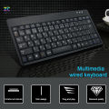 USB Slim Mini Wired 85 Key Small Super Thin Compact Keyboard for Desktop Laptop PC (Japan Used). 