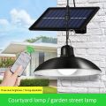 SOLAR PANEL + TWO PENDANT  LAMPS ( ဆိုလာမီးအိမ် ၂ ခု+ ဆိုလာပြား +  အပိုပစည်းစုံ )လင်းအား60မီတာပတ်လည်ထိရ / မီးကြိုး ပေ၂၀ ပါ. 