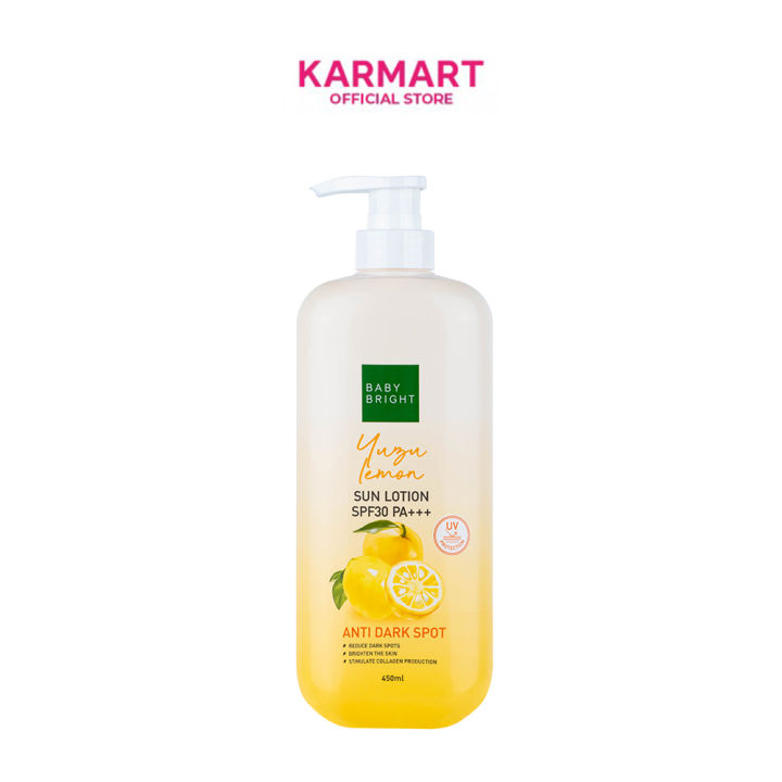 BABY BRIGHT YUZU LEMON BODY LOTION 450ML