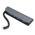 Type-C hub “HB12 Victory” USB-C to 4 ports USB3.0 converter. 