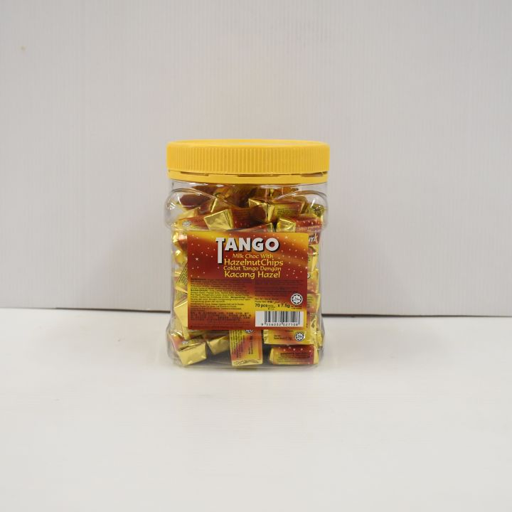 Tango Hazelnut Chips Milk Chocolate 7.5Gmx70Pcs