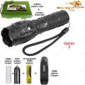 FireLight T6-02 O2, Advanced Professional Flashlight High lumens 900 lm, Lighting range 90m, XM L-T6 LED, FRANCE brand. France Goods Export. 