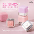 (Preorder)Odbo Oddbo Blink Cube Highlighter Od1334 Highlighting Cube Reveals Glowing Skin... Sparkling in an Instant.. 
